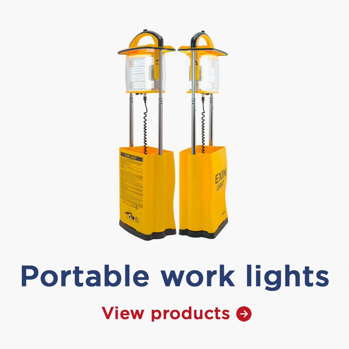 Portable Work Lights - Alliance Tool Hire