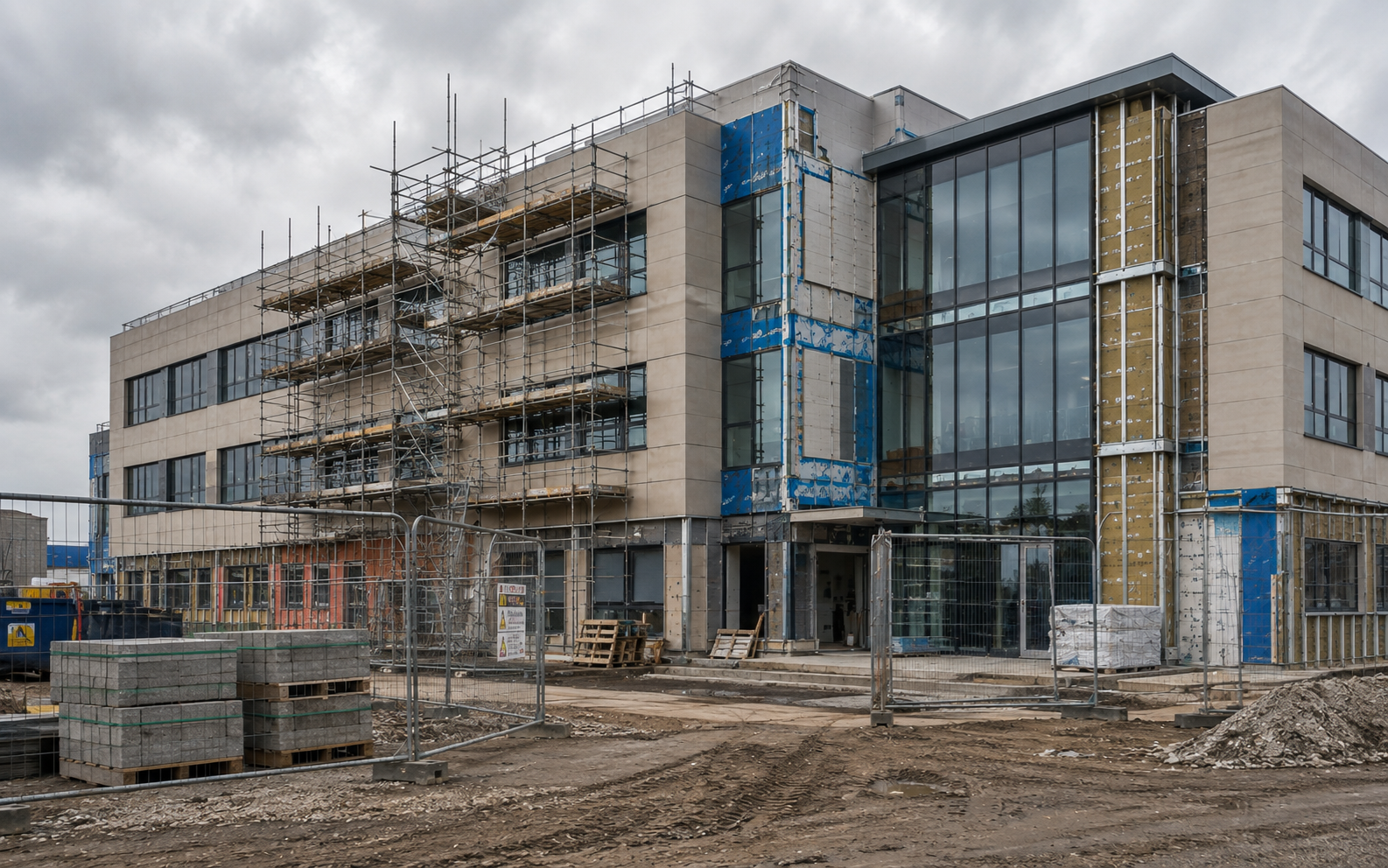 Phased NHS works at North Middlesex Hospital