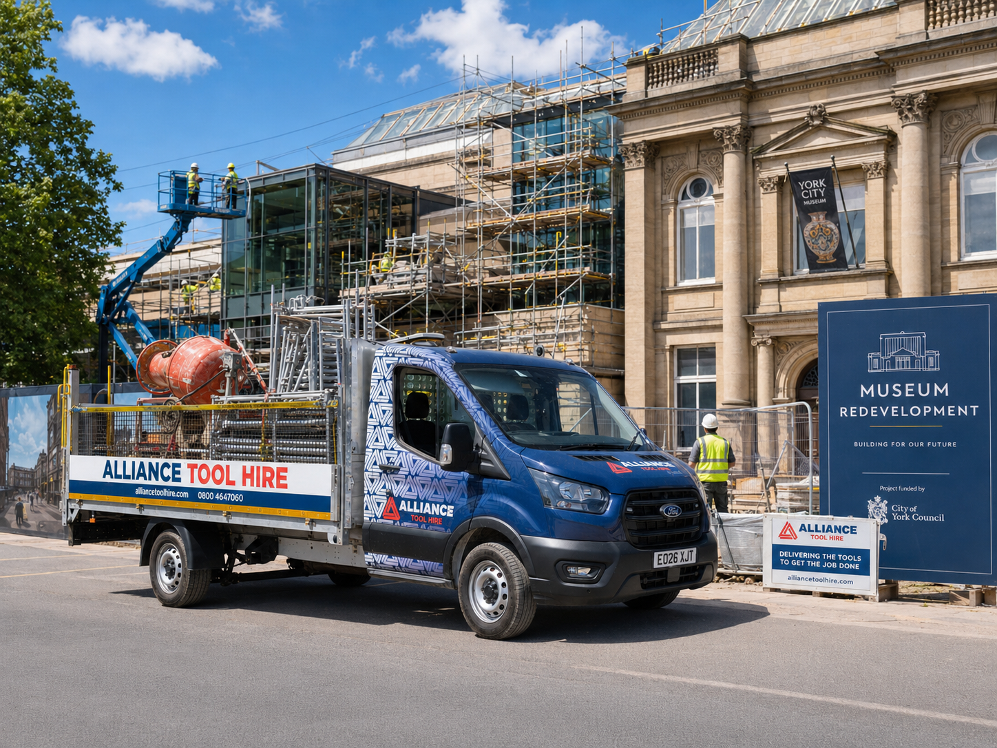 Heritage refurbishment works at a Grade I museum in Bath