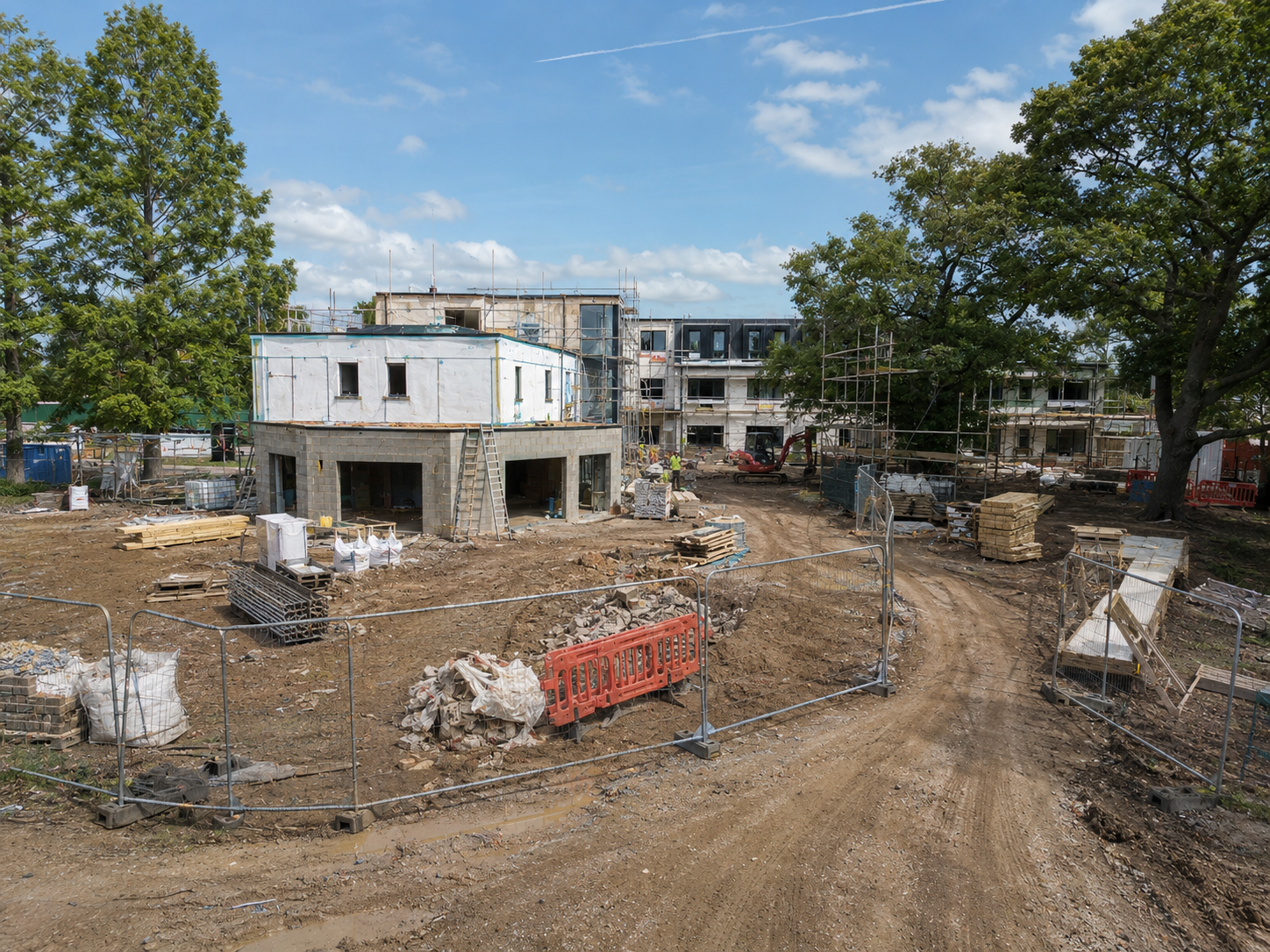 New residential care home under construction in the Bath area